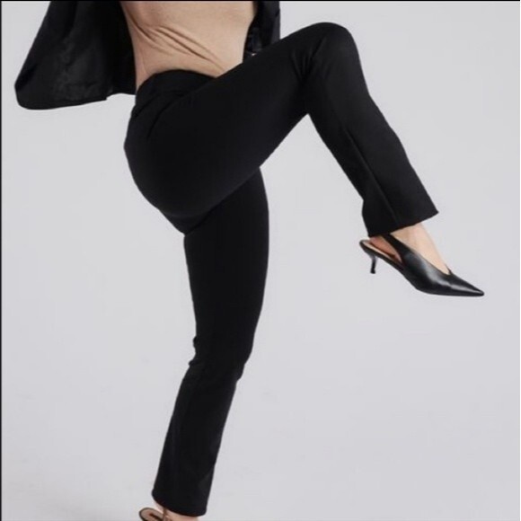 Banana Republic Gray The Martin Fit Career dress yoga ATHLEISURE Slacks 8 - Picture 6 of 12